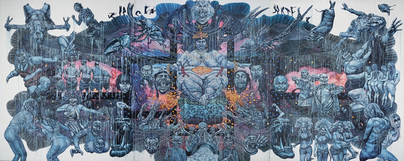 物欲  综合材料 750cmX300cm 2017-2018 .jpg
