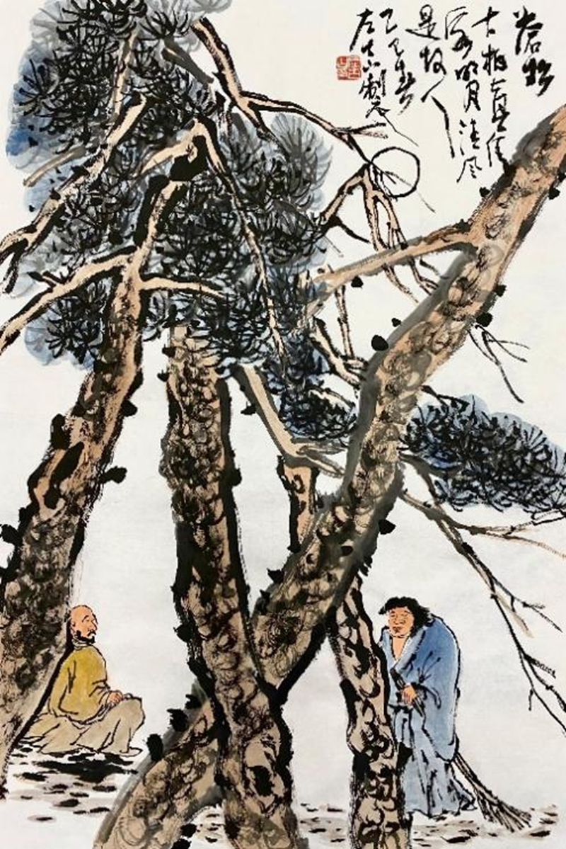 7古山松——松下論道45×70cm 2025年.jpg