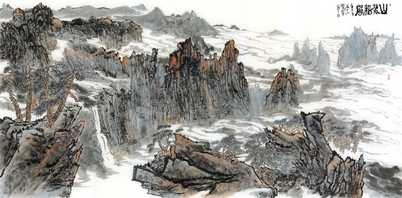 17山水松風 315×144cm 2020年.jpg